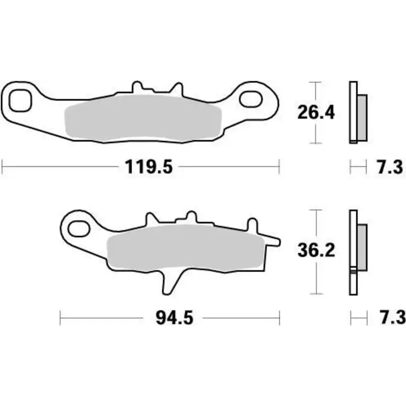 BRAKE PAD OFFROAD NITRO