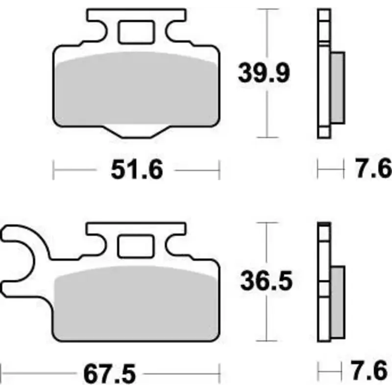 BRAKE PAD OFFROAD NITRO