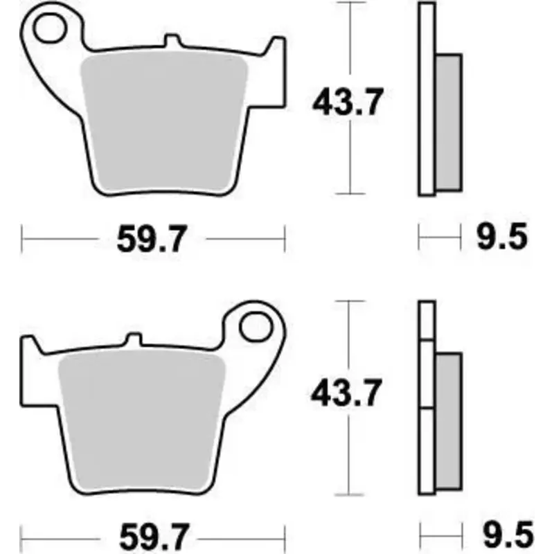 BRAKE PAD OFFROAD NITRO