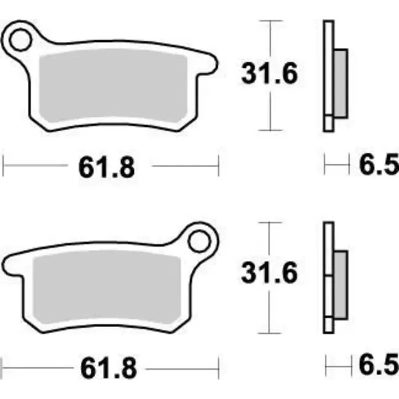 BRAKE PAD OFFROAD NITRO