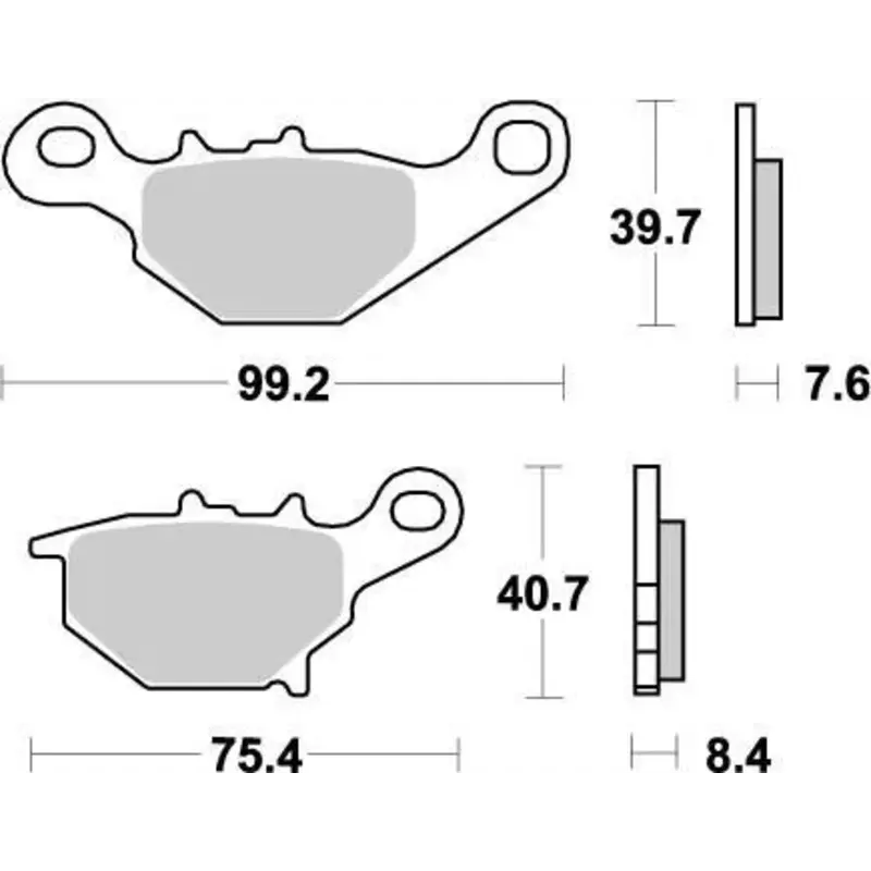 BRAKE PAD OFFROAD NITRO