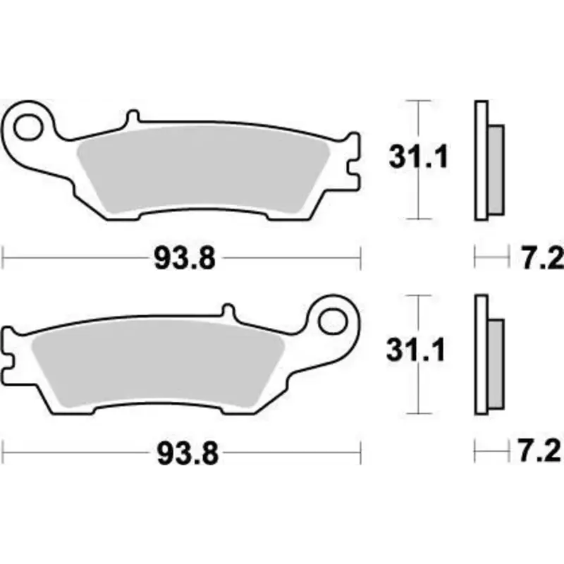 BRAKE PAD OFFROAD NITRO