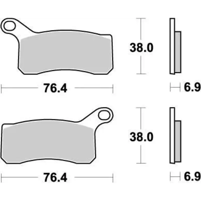 BRAKE PAD ATV NITRO