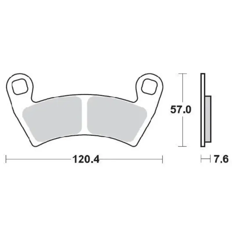 BRAKE PAD ATV NITRO