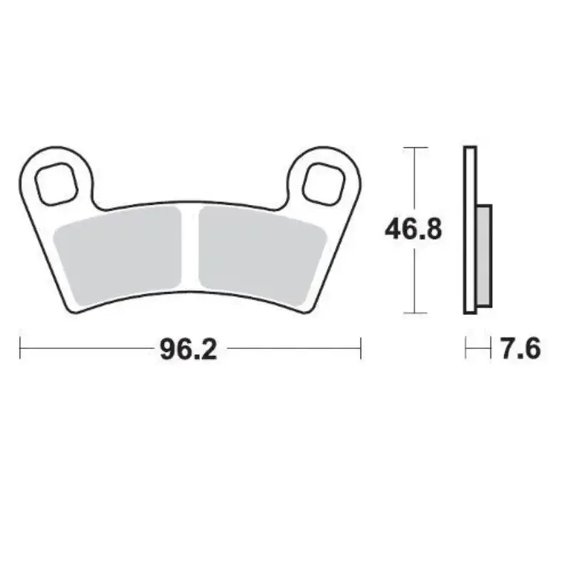 BRAKE PAD ATV NITRO