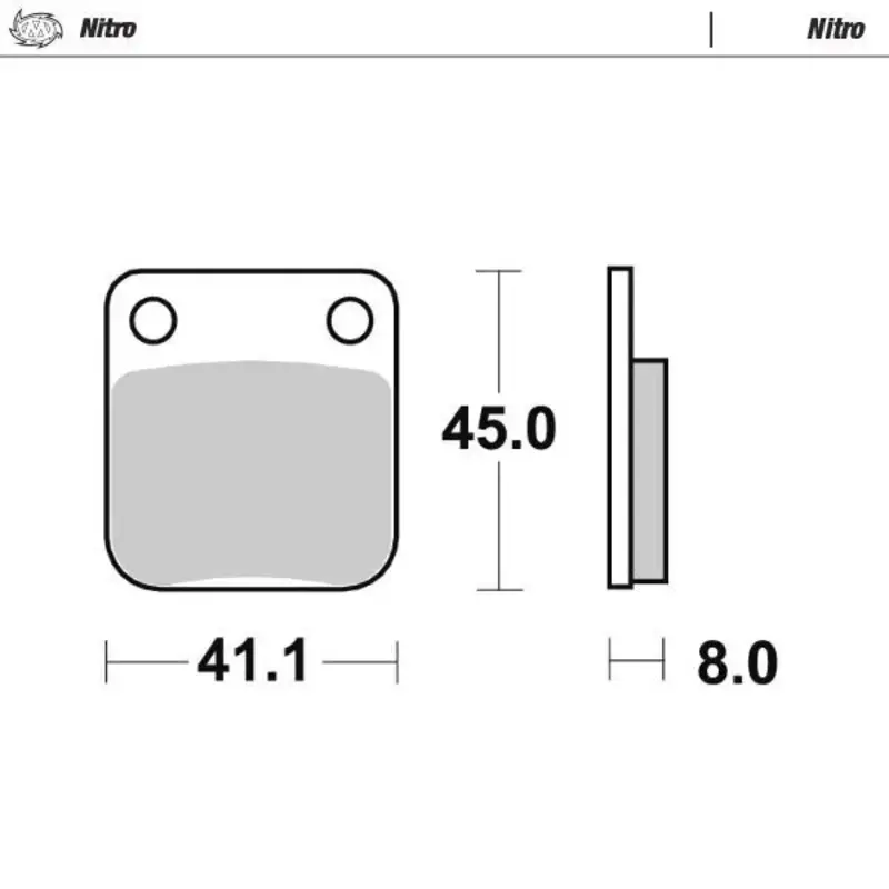 BRAKE PAD OFFROAD NITRO
