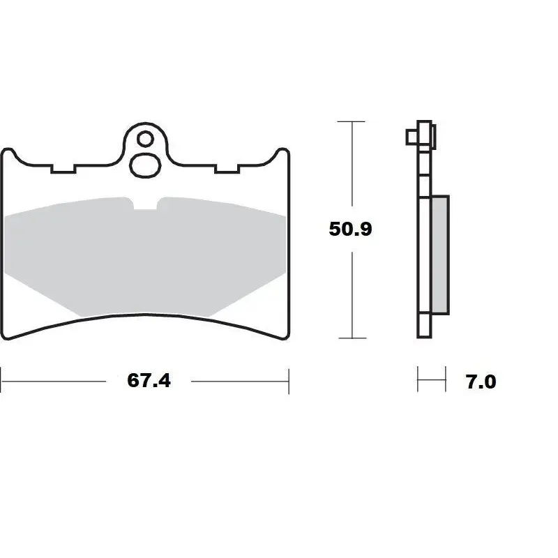 BRAKE PAD CERAMIC