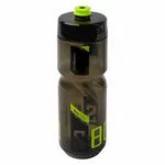 Bidon POLISPORT 700ml S800 clair noir/Lime vert bouchon à visser