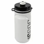 Bidon POLISPORT 600ml C600 blanc/noir bouchon à clipser