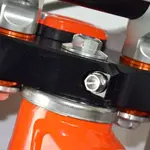 Douilles SCAR alu orange KTM SX/SX-F