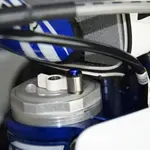 Purgeur de fourche SCAR bleu M4x0,7mm fourches WP/Marzocchi/Öhlins