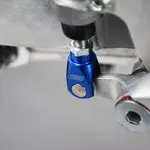 Chape de réglage de frein arrière SCAR alu bleu Kawasaki