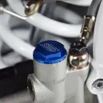 Couvercle maître-cylindre frein arrière SCAR bleu