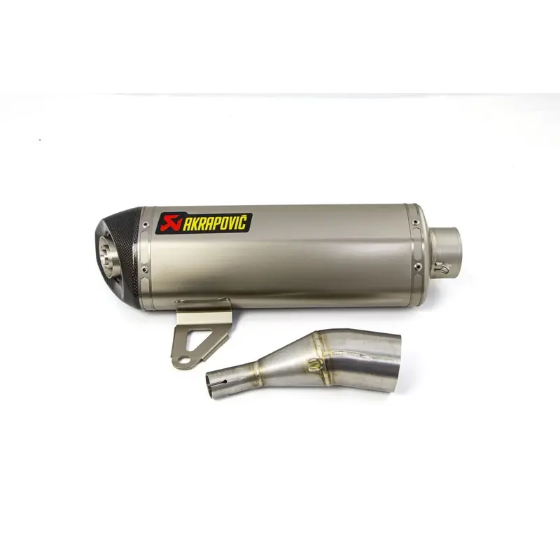 SLIP-ON LINE MUFFLER STAINLESS STEEL CARBON END CAP