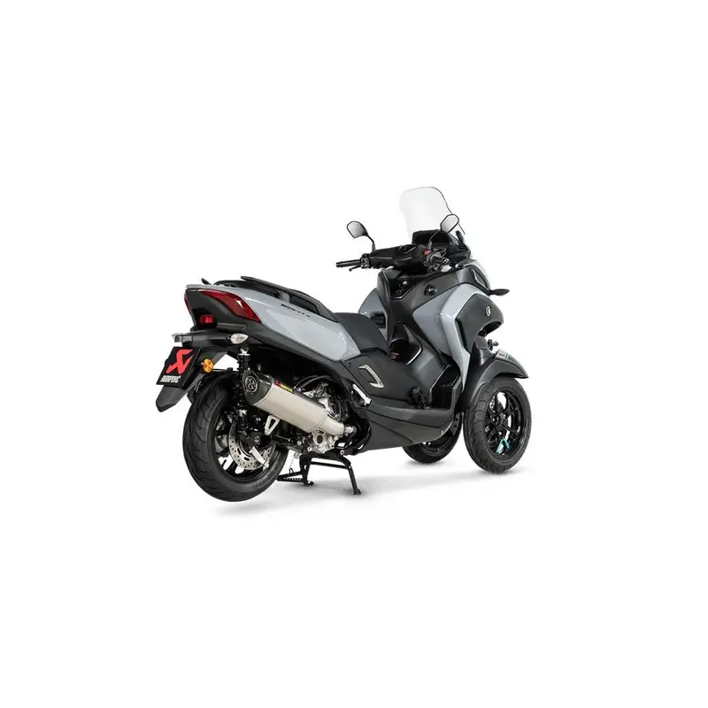 SLIP-ON LINE MUFFLER STAINLESS STEEL CARBON END CAP