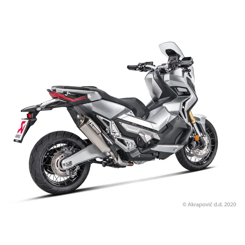 SLIP-ON LINE MUFFLER TITANIUM CARBON END CAP