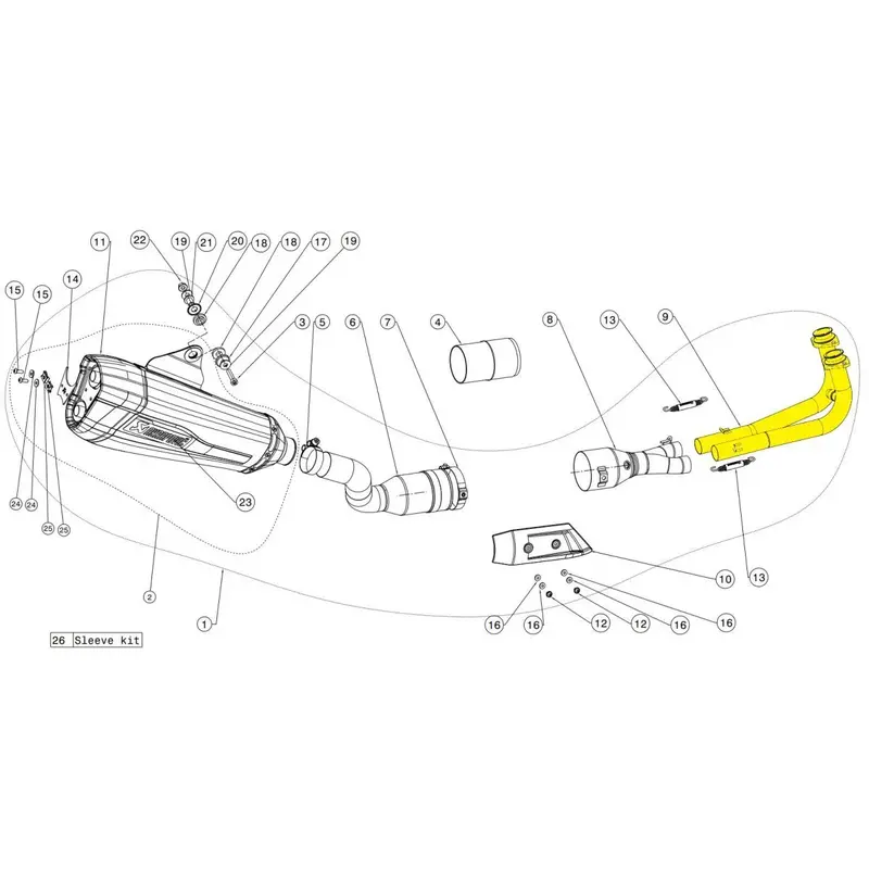 HEADER SET STAINLESS STEEL