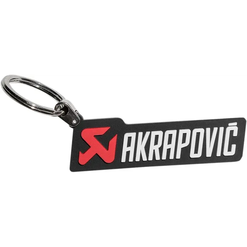 KEY-RING HORIZONTAL AKRAPOVIC RUBBER