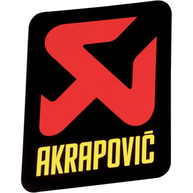 AKRAPOVIC LOGO STICKER VERTICAL 75 MM
