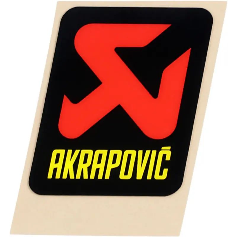 AKRAPOVIC LOGO STICKER VERTICAL 60 MM