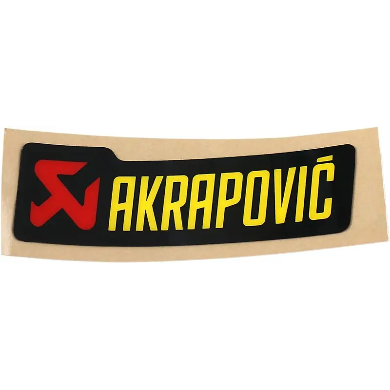 AKRAPOVIC LOGO STICKER 90 x 26,5 MM
