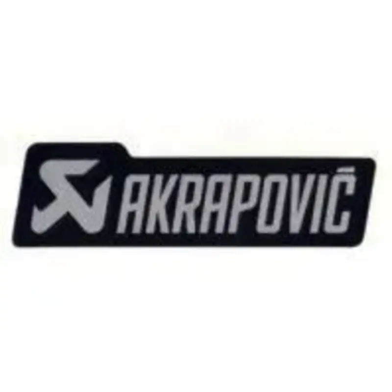 AKRAPOVIC BK LOGO STICKER 120 X 35 MM