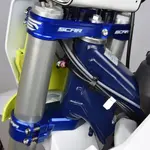 Té de fourche SCAR Offset origine bleu KTM EXC/EXC-F