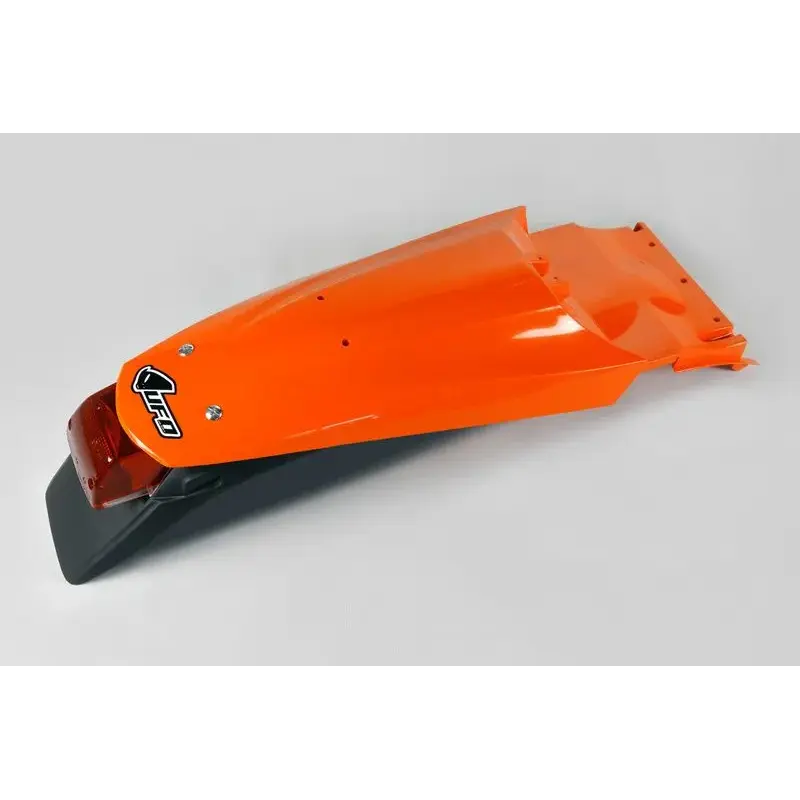 Garde-boue arrière UFO avec feu arrière orange KTM