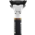 Tige de selle de vélo UNO L : 350 mm Ø27,2 Blanc / noir