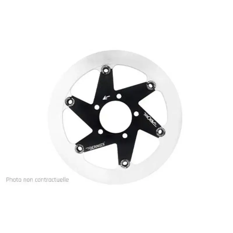 Disque de frein BERINGER Aeronal inox flottant noir - Y23LDIB