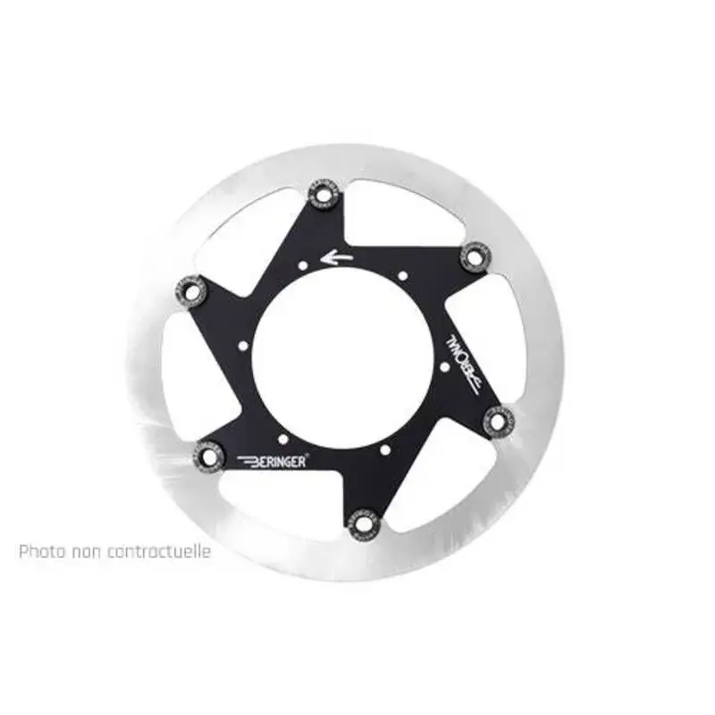 Disque de frein BERINGER Aeronal fonte flottant noir - KT13FB