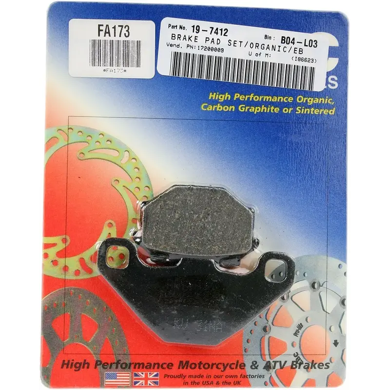 BRAKE PAD FA SERIES ORGANIC