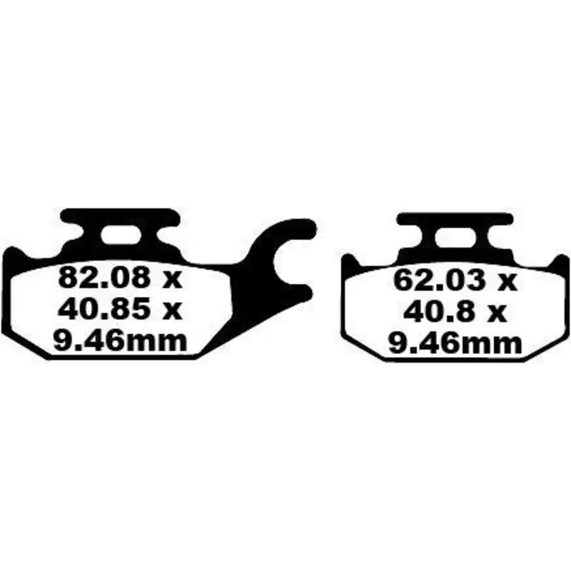 BRAKE PAD SFA SERIES ORGANIC SCOOTER
