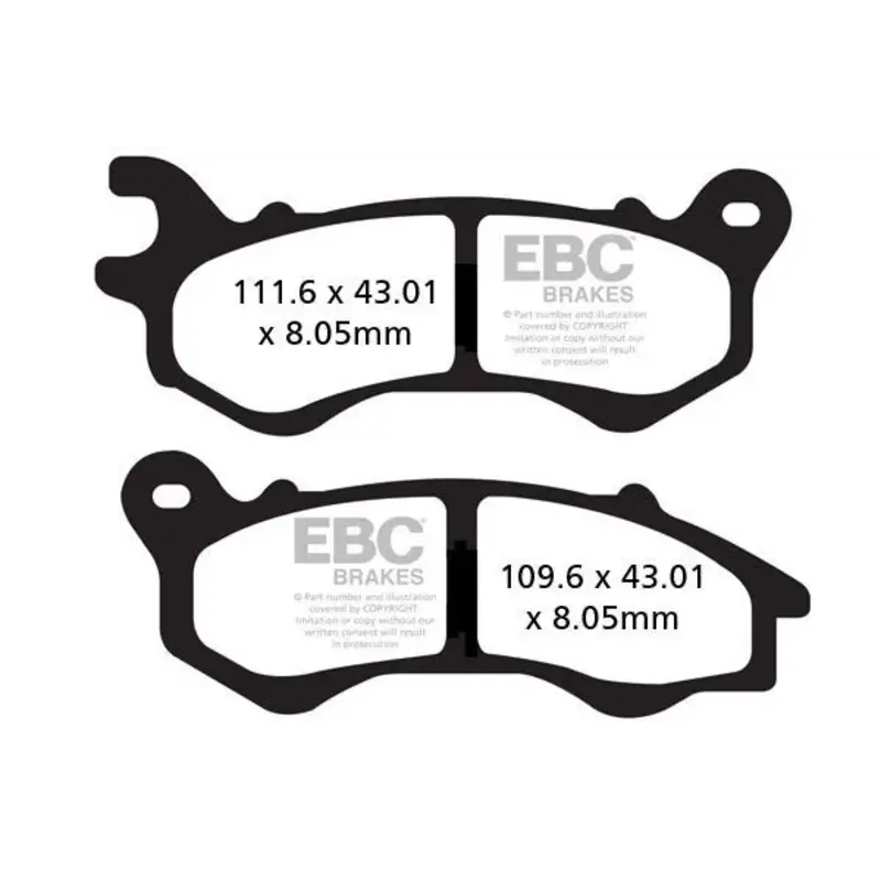 BRAKE PAD SFA SERIES ORGANIC SCOOTER