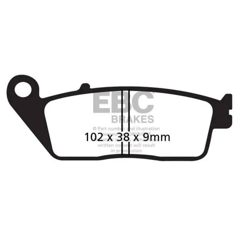 BRAKE PAD SFAC SERIES CARBON FIBER SCOOTER