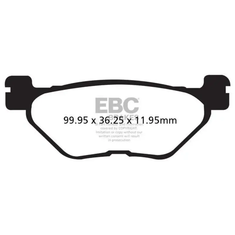 BRAKE PAD SFAC SERIES CARBON FIBER SCOOTER