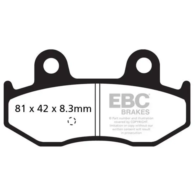 BRAKE PAD SFAC SERIES CARBON FIBER SCOOTER