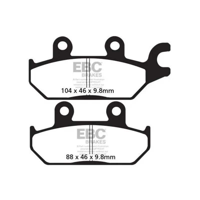 BRAKE PAD FA-TT SERIES CARBON OFFROAD