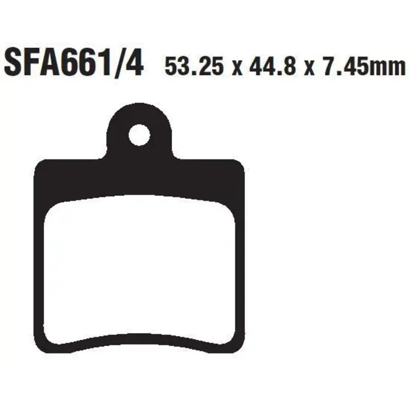 BRAKE PAD SFA-SERIES ORGANIC SCOOTER