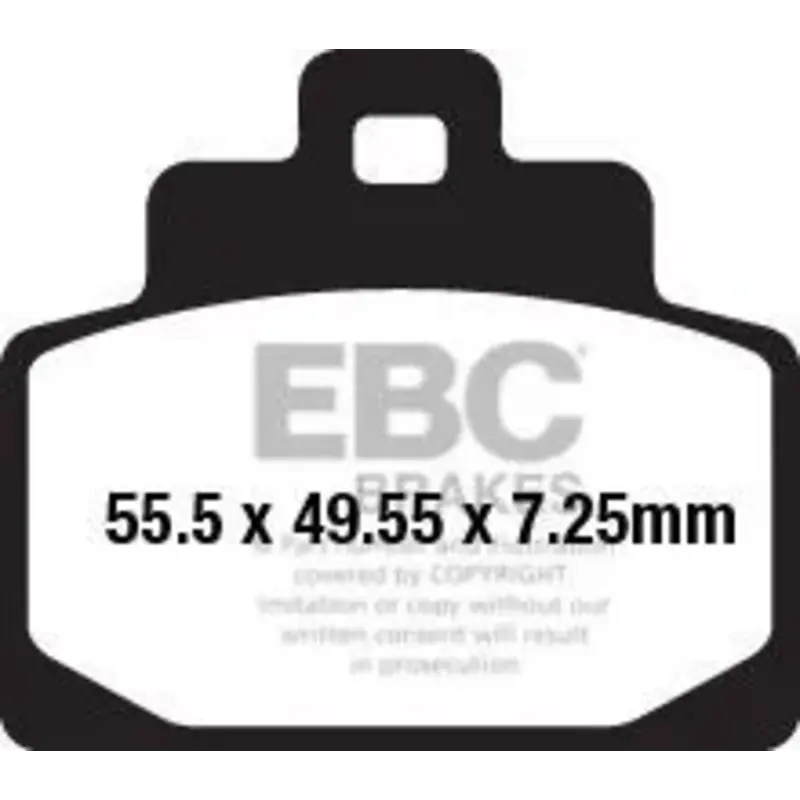 BRAKE PAD SFA-SERIES ORGANIC SCOOTER