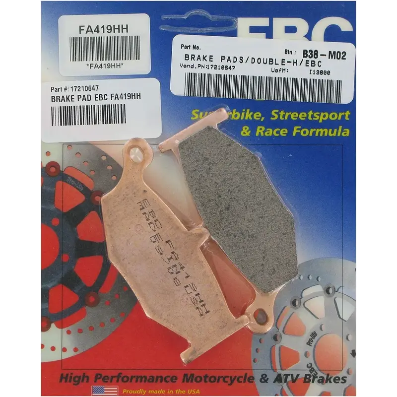 BRAKE PAD FA-HH SERIES SINTERED METAL