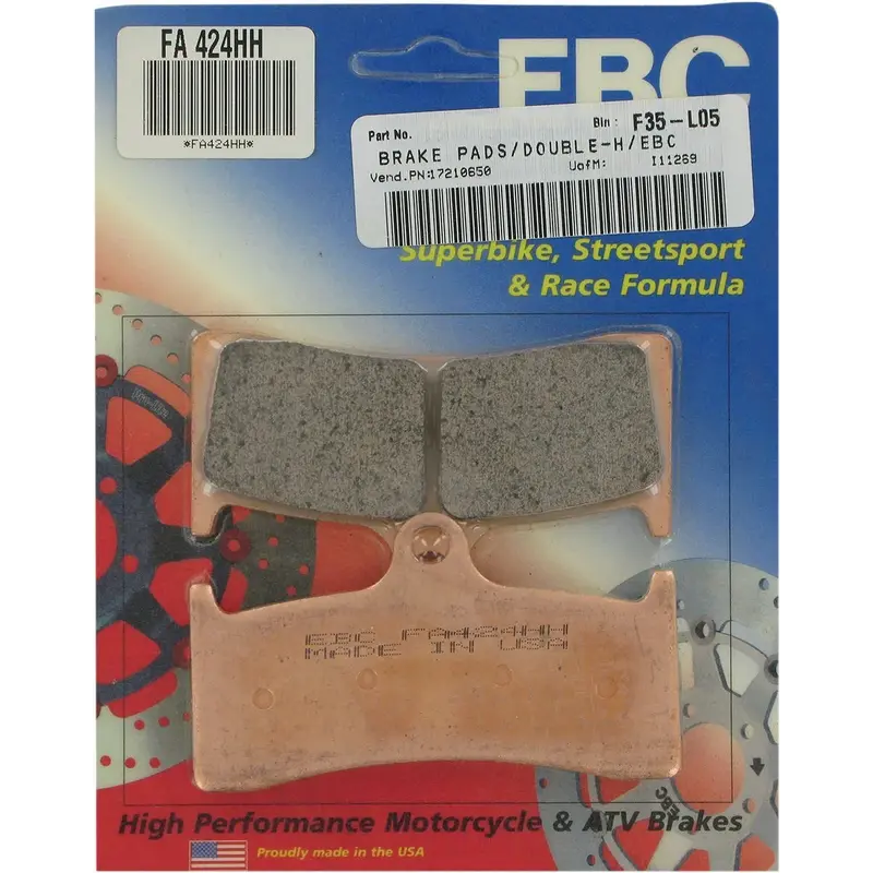 BRAKE PAD FA-HH SERIES SINTERED METAL