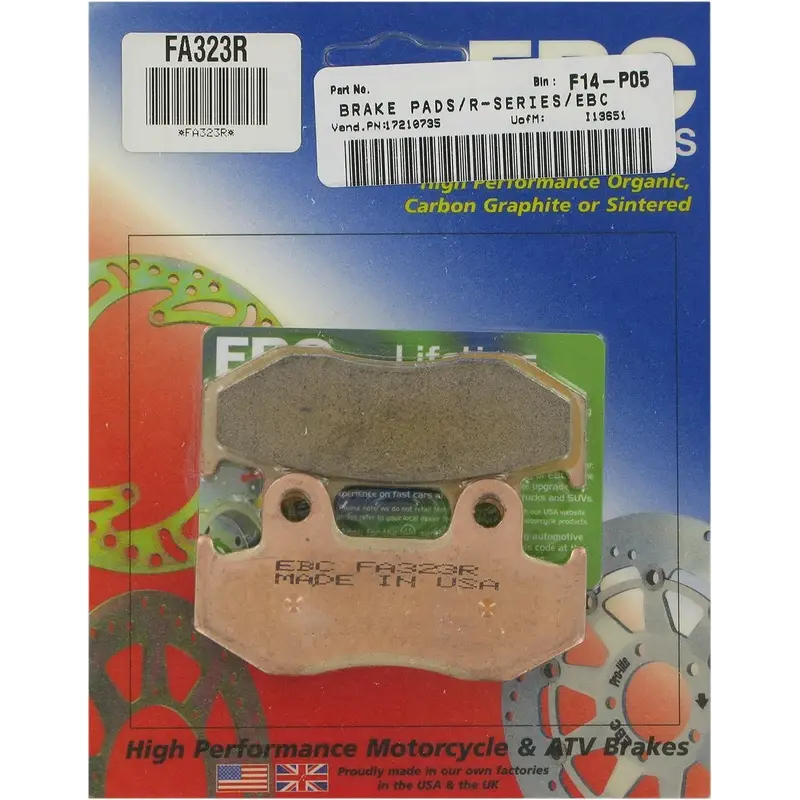 BRAKE PAD FA-R SERIES SINTERED METAL