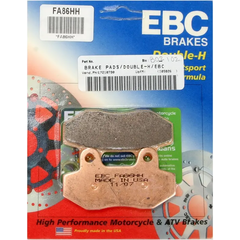 BRAKE PAD FA-HH SERIES SINTERED METAL