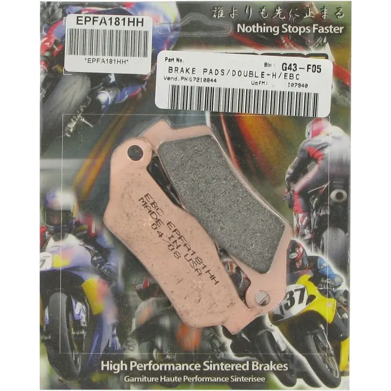 BRAKE PAD EPFA-HH SERIES SINTERED METAL