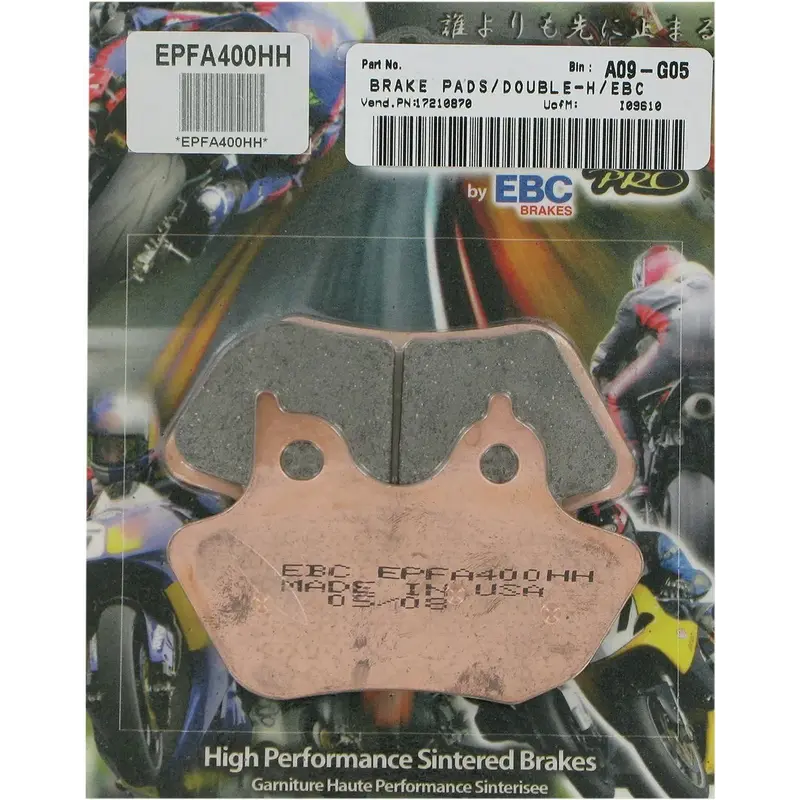 BRAKE PAD EPFA-HH SERIES SINTERED METAL