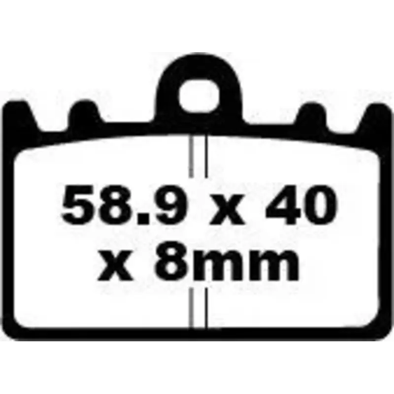 BRAKE PAD FA-HH SERIES SINTERED