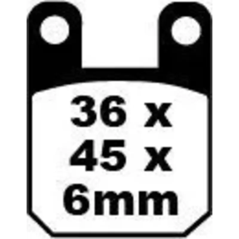 BRAKE PAD SFA-HH SERIES SINTERED METAL SCOOTER