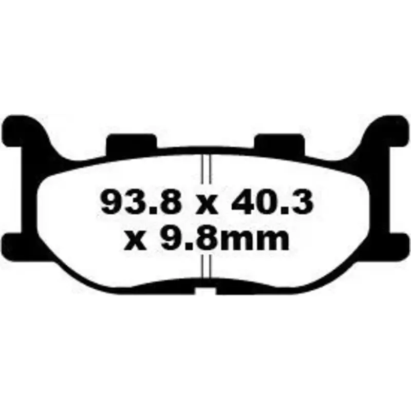 BRAKE PAD SFA-HH SERIES SINTERED METAL SCOOTER