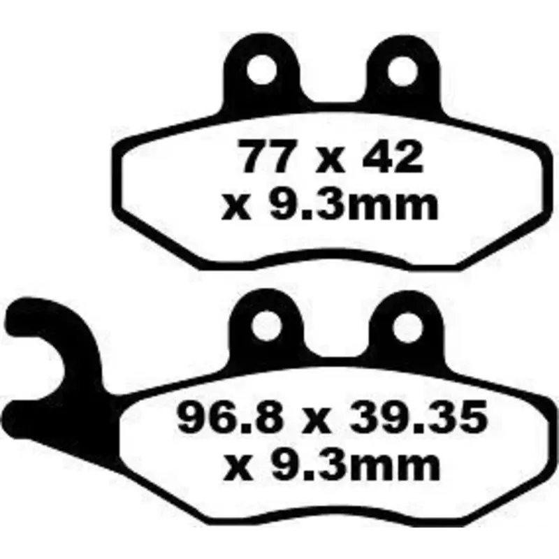 BRAKE PAD SFA-HH SERIES SINTERED METAL SCOOTER